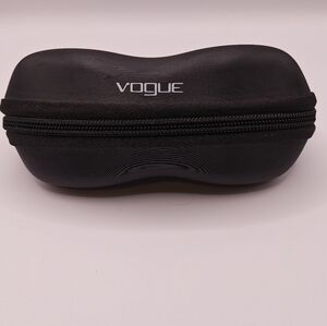 Vogue Black Eyeglass Case And Cloth Nwot